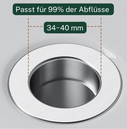 ClearFlow Edelstahl-Abflusssieb